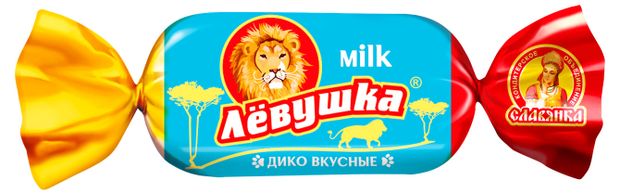 

Конфеты Лёвушка Milk глазированные пралиновые, вес
