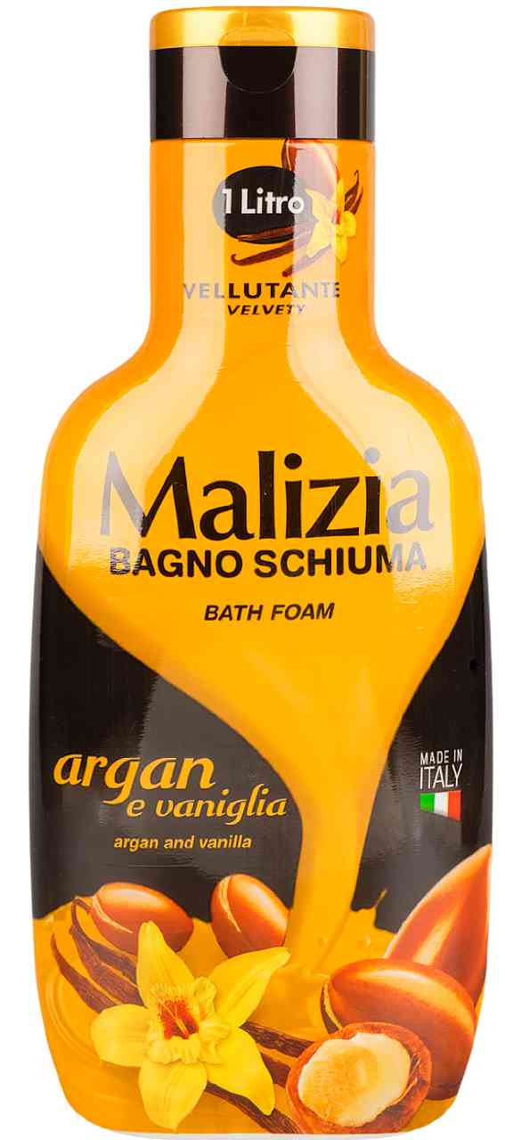 

Пена для душа и ванны Malizia арган и ваниль 1 л