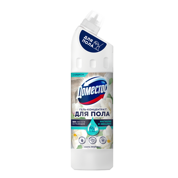 Гель-концентрат для пола Доместос Сила природы с хлором 750 мл