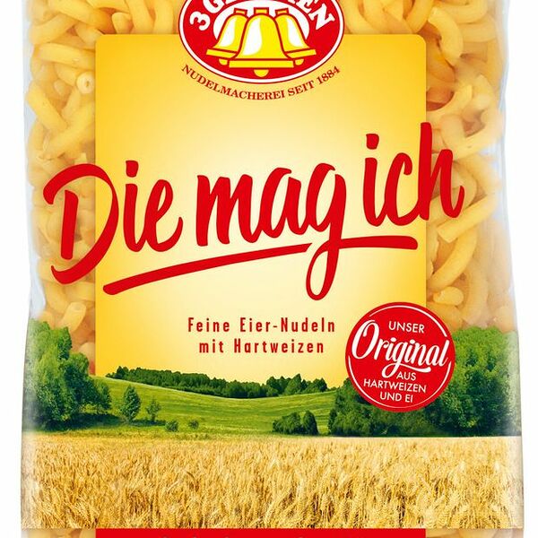 Макаронные изделия Gabelspaghetti 3 Glocken Die Mag Ich Feine Eier-Nudeln