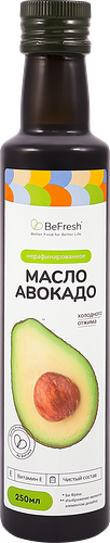 Масло авокадо BeFresh нерафинированное, 250 мл