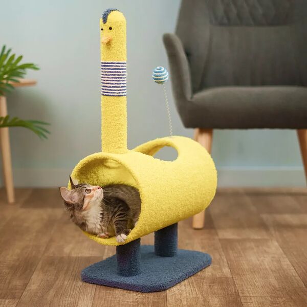 Когтеточка Цыпа Rurri из сизаля для кошек 65х35х24 см