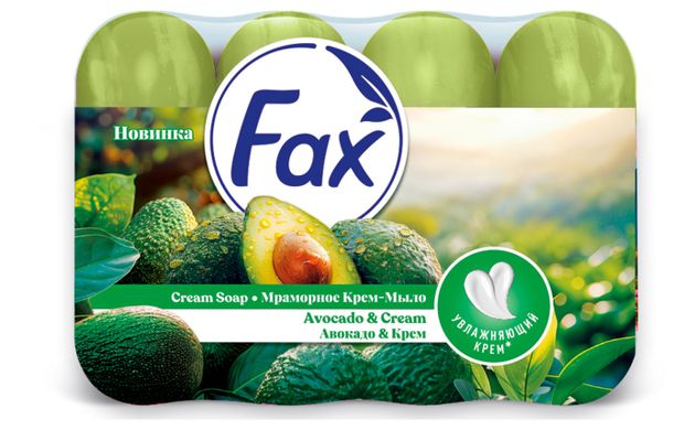 

Мыло твердое Fax Авокадо крем 4х70 г