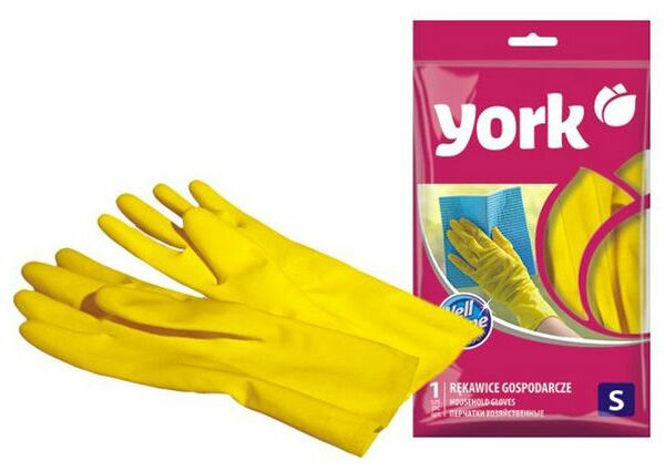 Перчатки резиновые York размер S