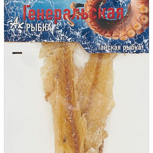 Тайская рыбка вяленая Генеральская рыбка, 80 г
