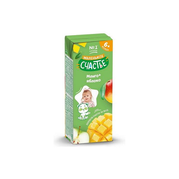 Нектар Маленькое счастье манго-яблоко 200мл ДП