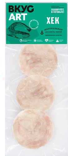 

Хек филе ВкусАрт замороженный медальоны 400 г