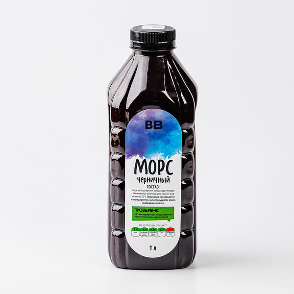 Морс черничный, 1л