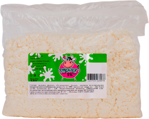 

Творог Добрые традиции 5% БЗМЖ 500 г