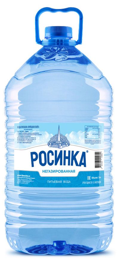 

Вода питьевая Росинка Липецкая-лайт негазированная 5 л