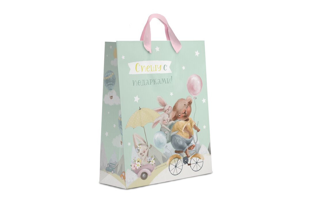 

Пакет подарочный Paketiko Милашки 25 х 31 х 11 см