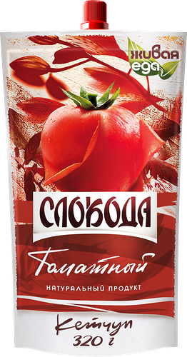 Кетчуп Слобода Томатный 320 г