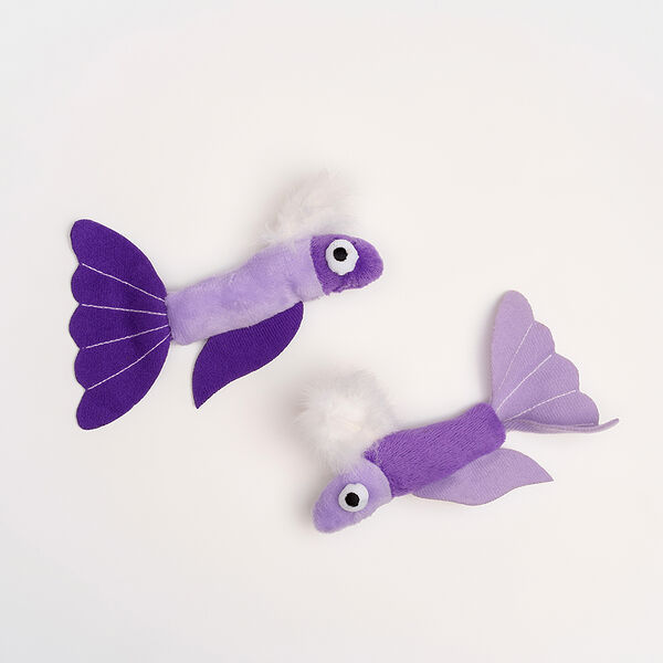 Игрушка для кошек Rurri Рыбки 14х8х3 см