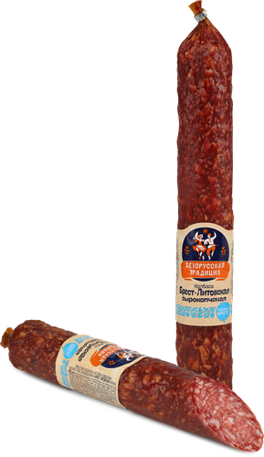 

Колбаса сырокопчёная Белорусская традиция Брест-литовская высший сорт, вес