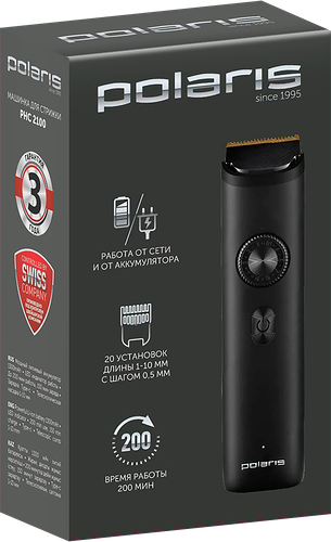 Триммер Polaris PHC 2100 для стрижки волос и бороды
