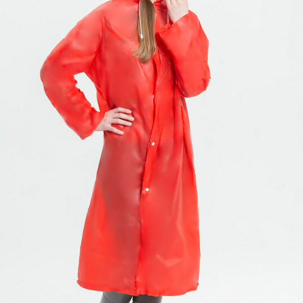 Inbloom дождевик с кнопками 63х118 см, пвх 100 мкм