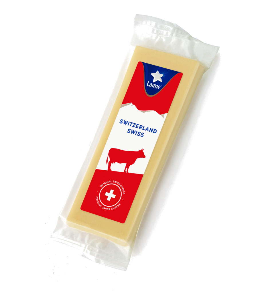 

Сыр твёрдый Laime Швейцарский 49% 150 г