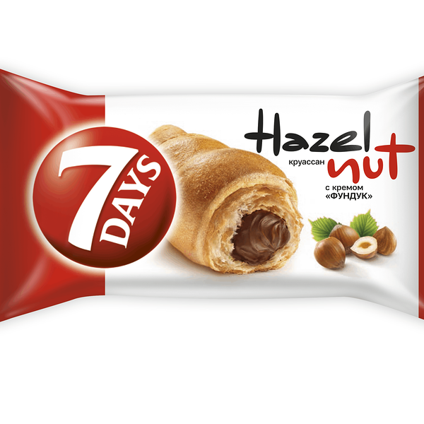 Круассан 7 Days с кремом фундук, 65 г