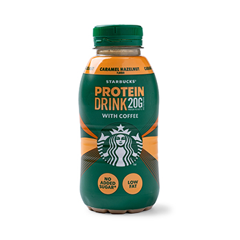 

Молочный кофейный напиток Starbucks с повышенным содержанием протеина со вкусом карамели и лесных орехов 330 мл