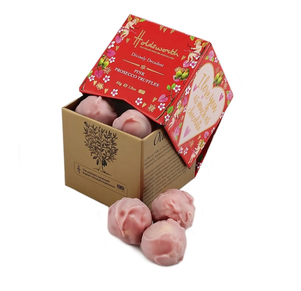 

Конфеты Holdsworth Petite Pink Prosecco Truffles, 55г