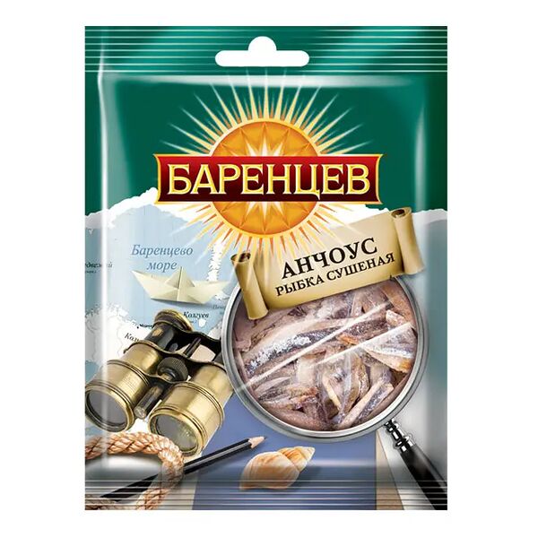 Анчоус Баренцев сушено-вяленый 20 г