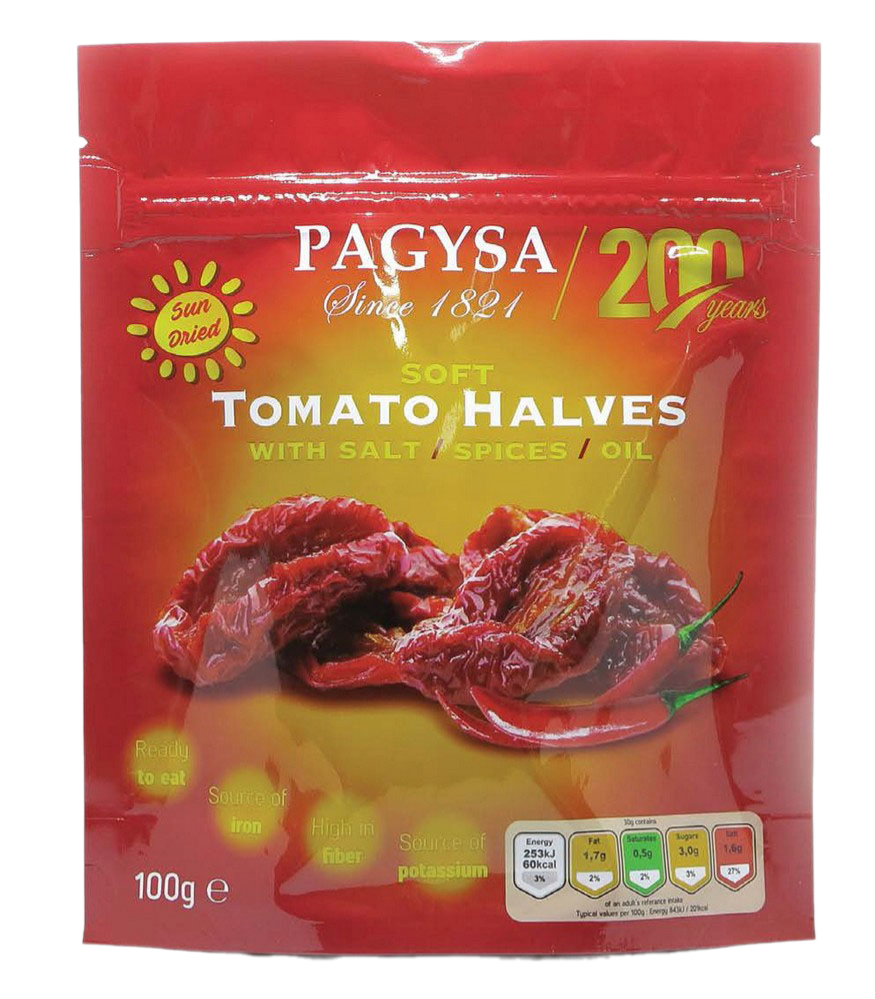 

Томаты мягкие вяленые Pagysa с маслом и травами 100 г