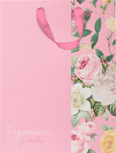 

Пакет подарочный Paketiko Enamor 22.7х18х10 см, дизайн в ассортименте