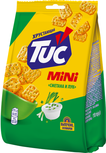 

Крекеры TuC Mini Сметана и лук 110 г