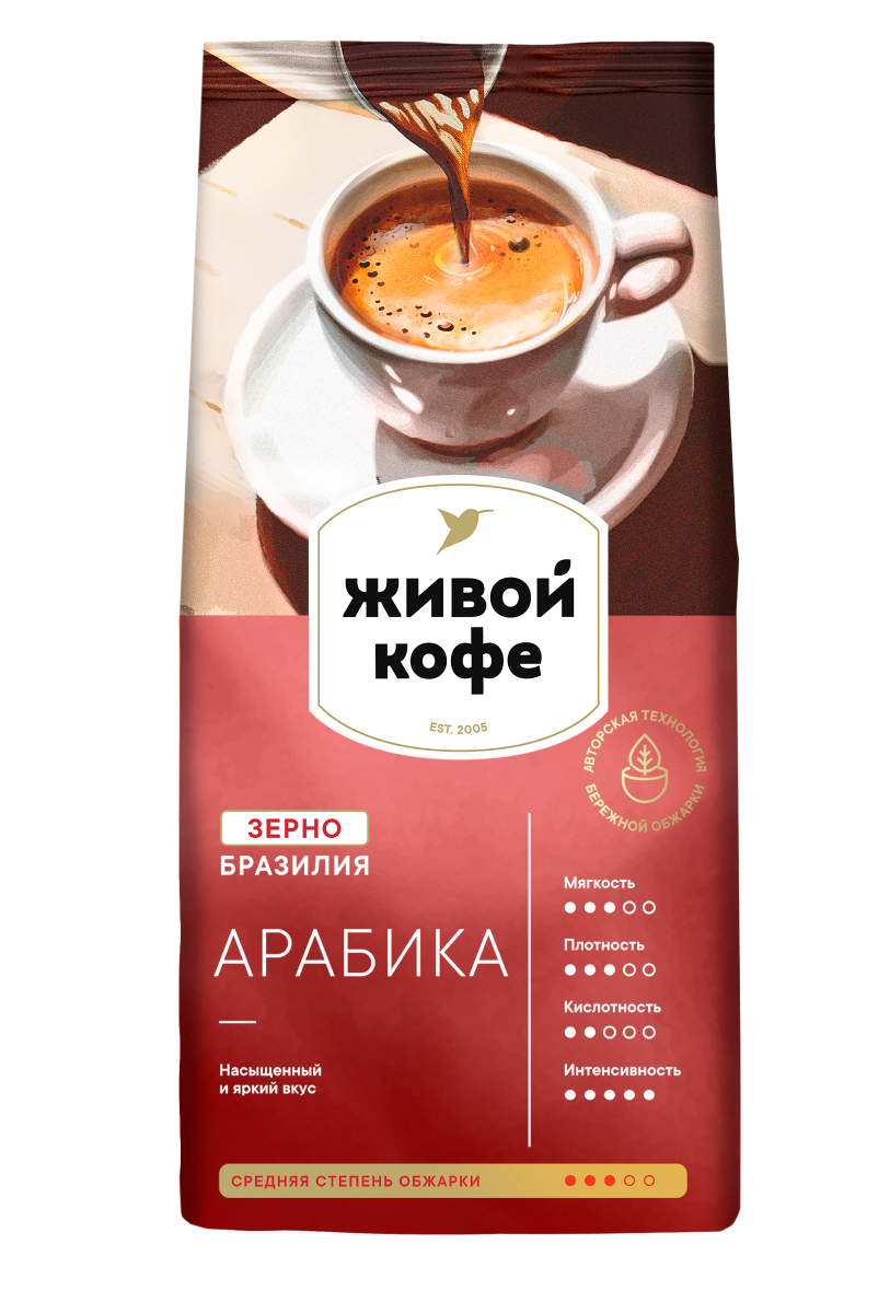 

Кофе в зернах Живой Кофе Арабика 200 г
