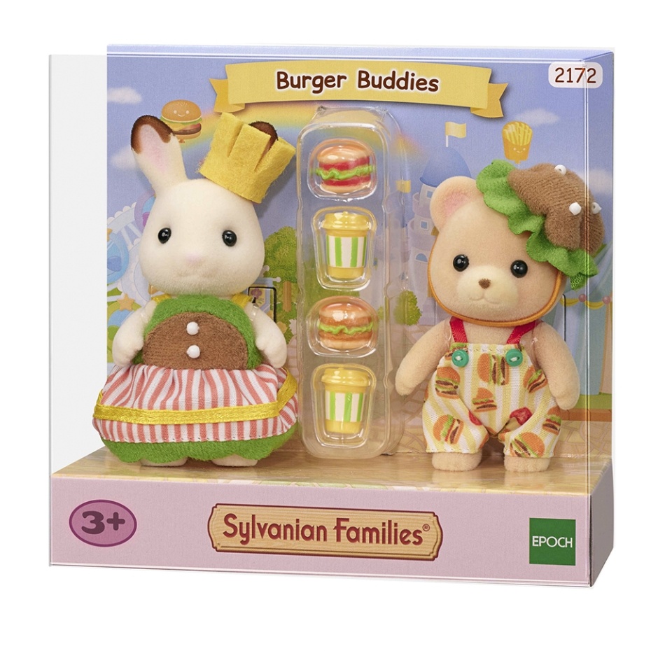 

Игровой набор Sylvanian Families Малыши в костюмах гамбургеров, Япония