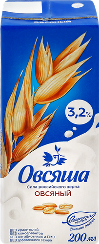 

Напиток овсяный Овсяша 3.2% 200 мл