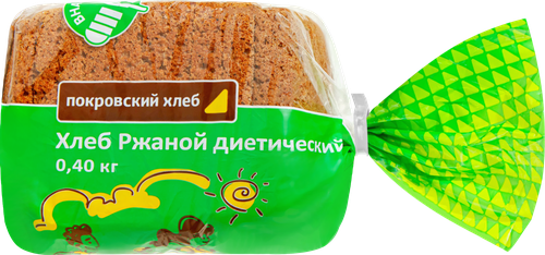 

Хлеб ржано-пшеничный Покровский Хлеб Диетический нарезка 400 г