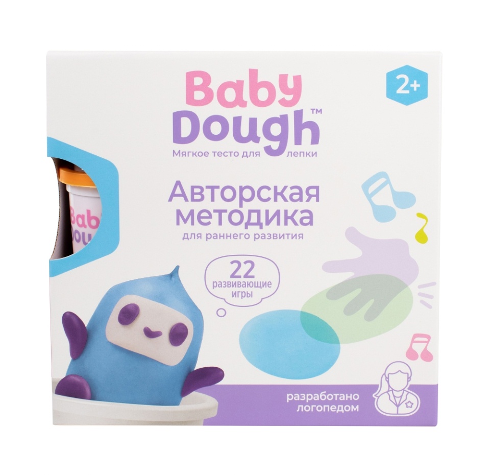 

Игровой набор BabyDough тесто для лепки цвет голубой 2+