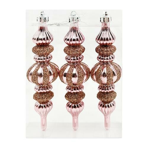 Набор украшений пластик НК EG01-24514 13 см 3 шт