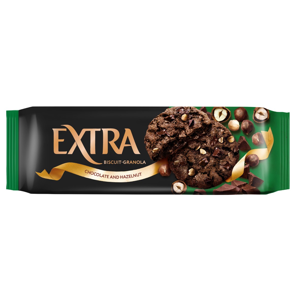 

Печенье сдобное Extra Гранола с шоколадом и фундуком 150 г