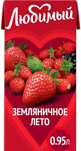 Напиток Земляничное Лето Любимый 950 мл
