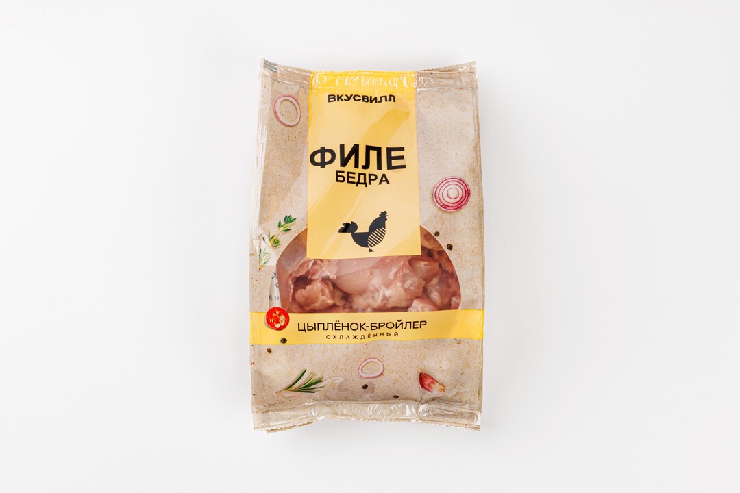 

Филе бедра цыпленка-бройлера ВкусВилл бескостное вес