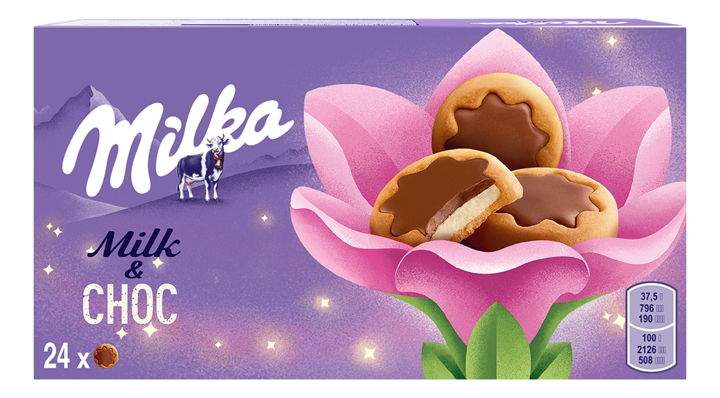 

Печенье Milka Milk & Choc с молочной начинкой 150 г