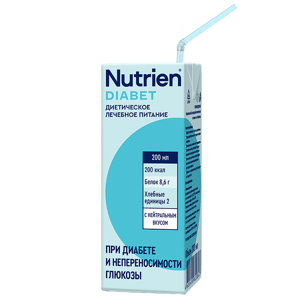 Nutrien Diabet диетическое лечебное питание смесь жидкая нейтральная 200 мл 