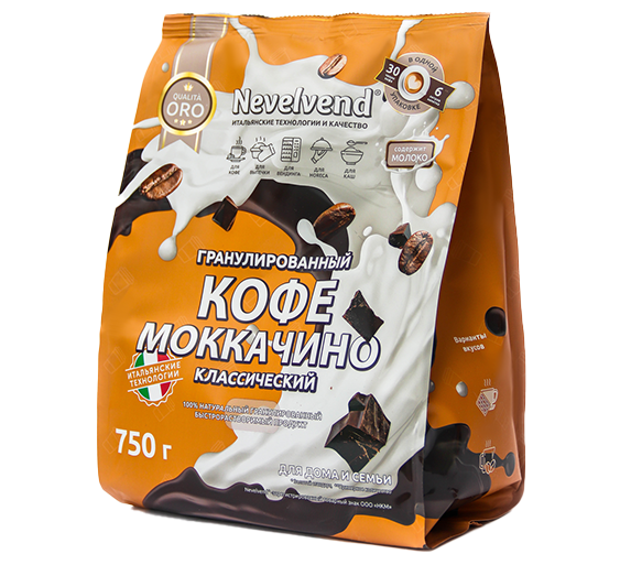 

Кофейный напиток Nevelvend классический моккачино 750 г