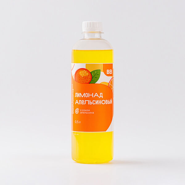 Лимонад Апельсиновый с соком, 0,5 л