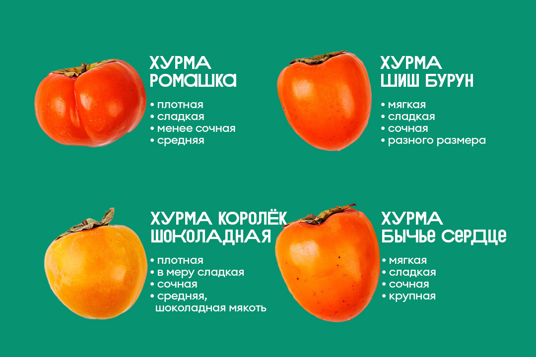 

Хурма Шиш Бурун спелая 800 г