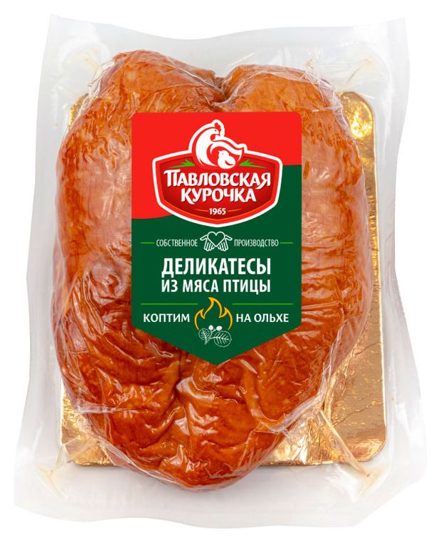 

Грудка копчено-вареная Павловская курочка цыплят-бройлеров вес