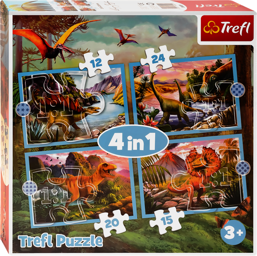 

Пазл TREFL 4 в 1, в ассортименте