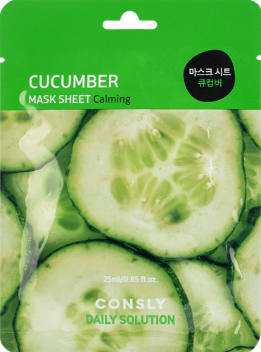 

Маска тканевая Consly Daily Solution Cucumber увлажняющая 25 мл