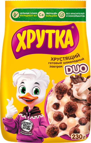 

Шоколадные шарики Хрутка DUO пакет 230 г
