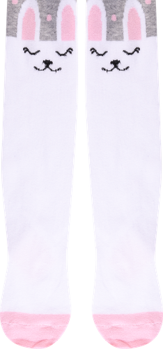 

Колготки детские Inwin размер 86-104 серо-белые с зайцами