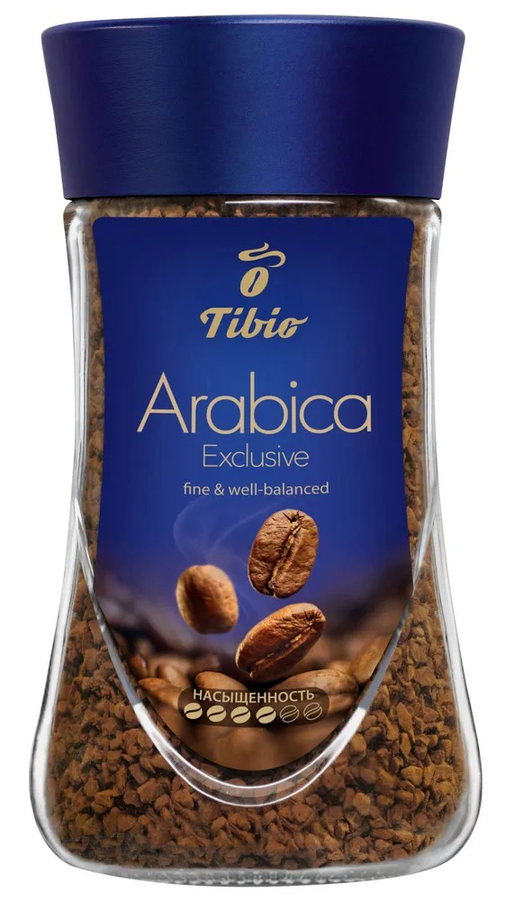 

Кофе растворимый Tibio Arabica exclusive сублимированный 95 г