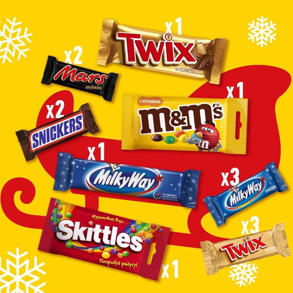 

Подарочный набор M&M's &Friends Санки 280 г