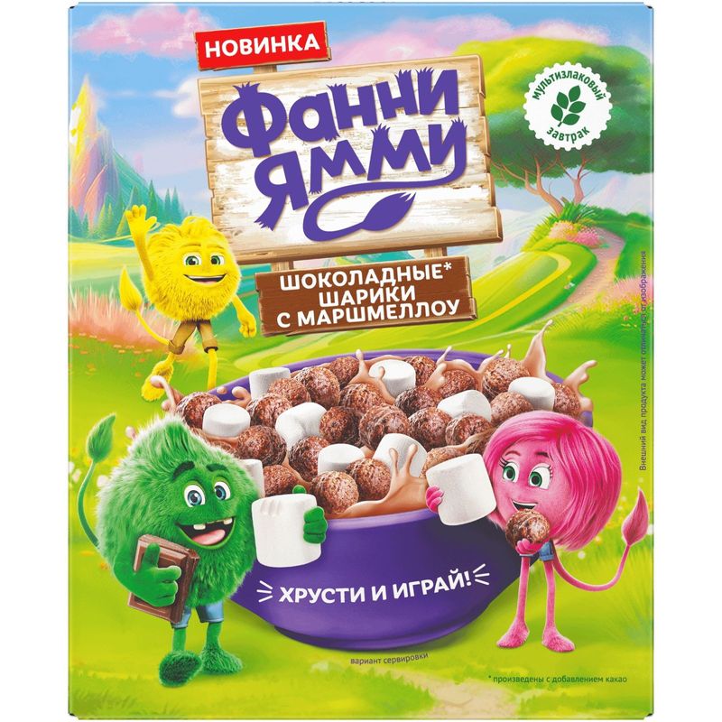 

Шарики шоколадные Фанни Ямми с маршмеллоу 200 г